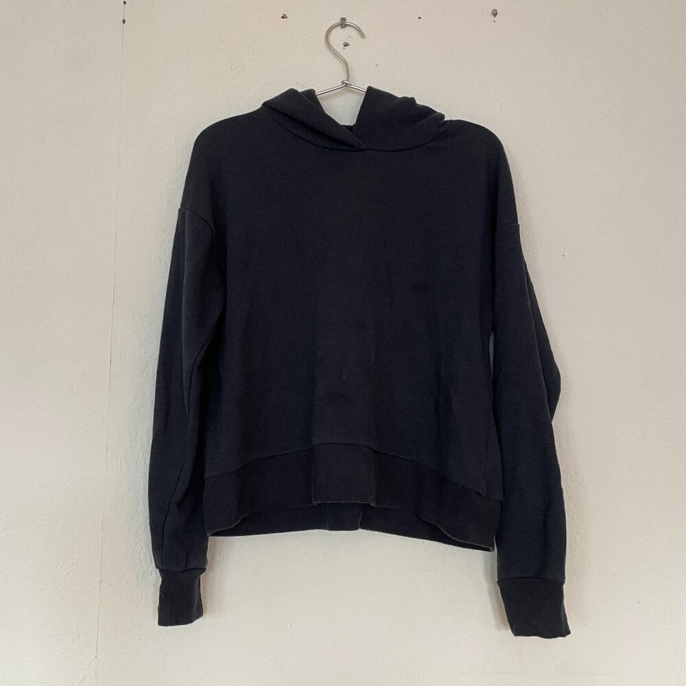 Muji Dark Blue cotton slub Sweatshirt Hoodie